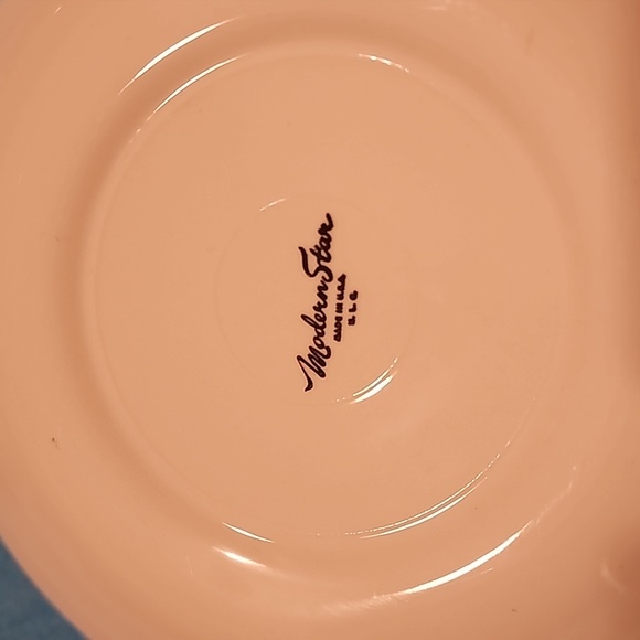Modern Star Vintage Atomic MCM 6.5" Plates, Made In USA - Picture 5 of 6